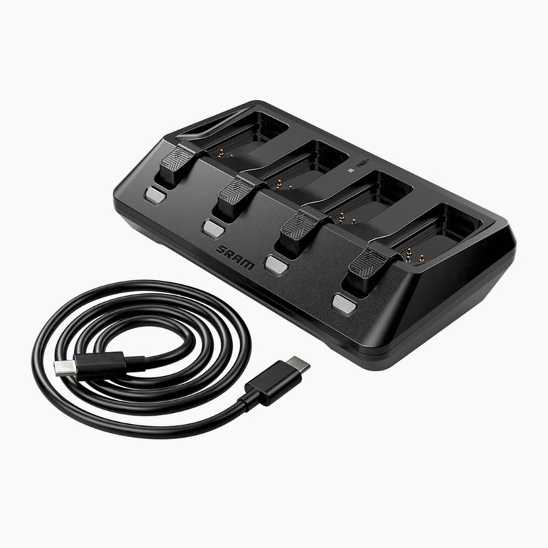 Încărcător de baterii SRAM AM Axs Battery 4-Ports Charger And Cord 2