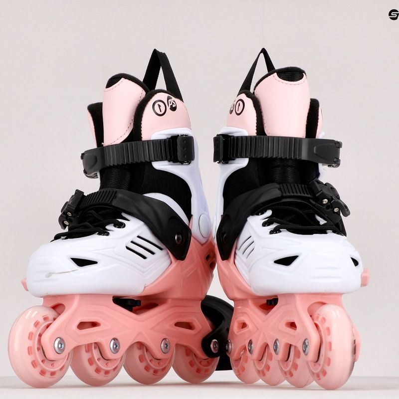 Powerslide Khaan Junior LTD patine pentru copii alb și roz 940672 9