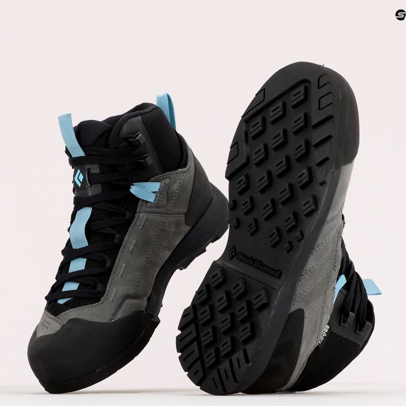 Cizme de trekking pentru femei Black Diamond Mission LT Mid WP Aprch gri 9