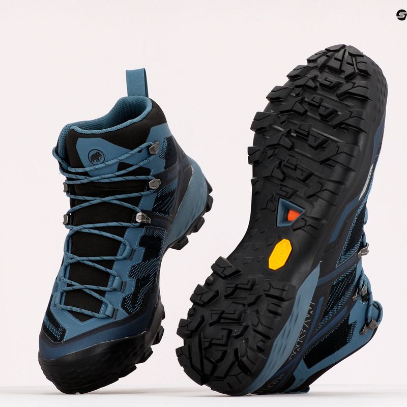 Cizme de trekking pentru bărbați MAMMUT Ducan Mid GTX albastru 10