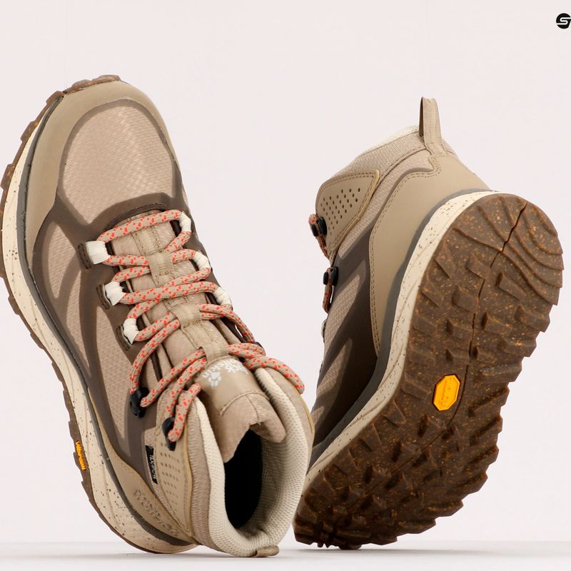 Cizme de trekking pentru femei Jack Wolfskin Terraventure Texapore Mid bej 4049991_5294 9