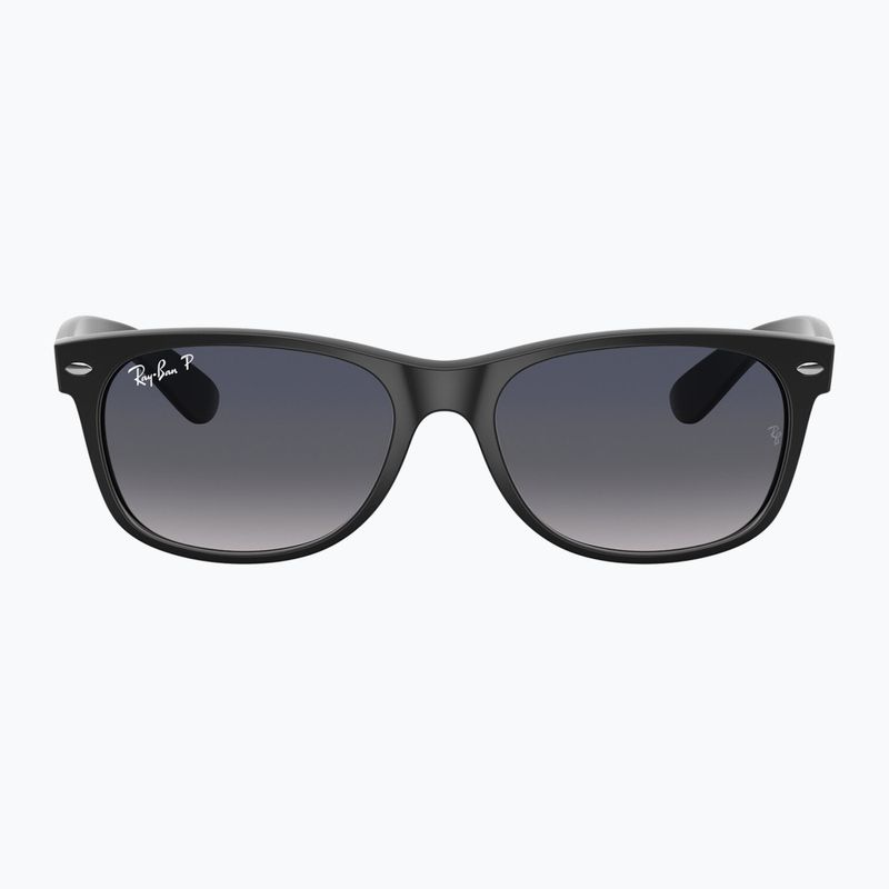 Ochelari de soare Ray-Ban New Wayfarer Classic black matte/blue gradient 2