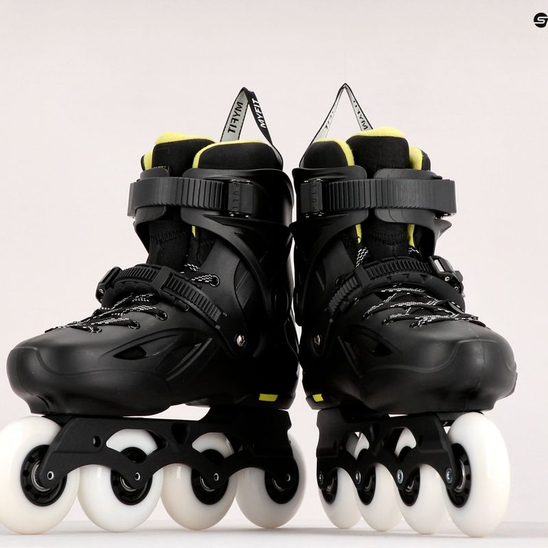 Patine pentru bărbați Powerslide Imperial One 80 negru/galben 908376 15