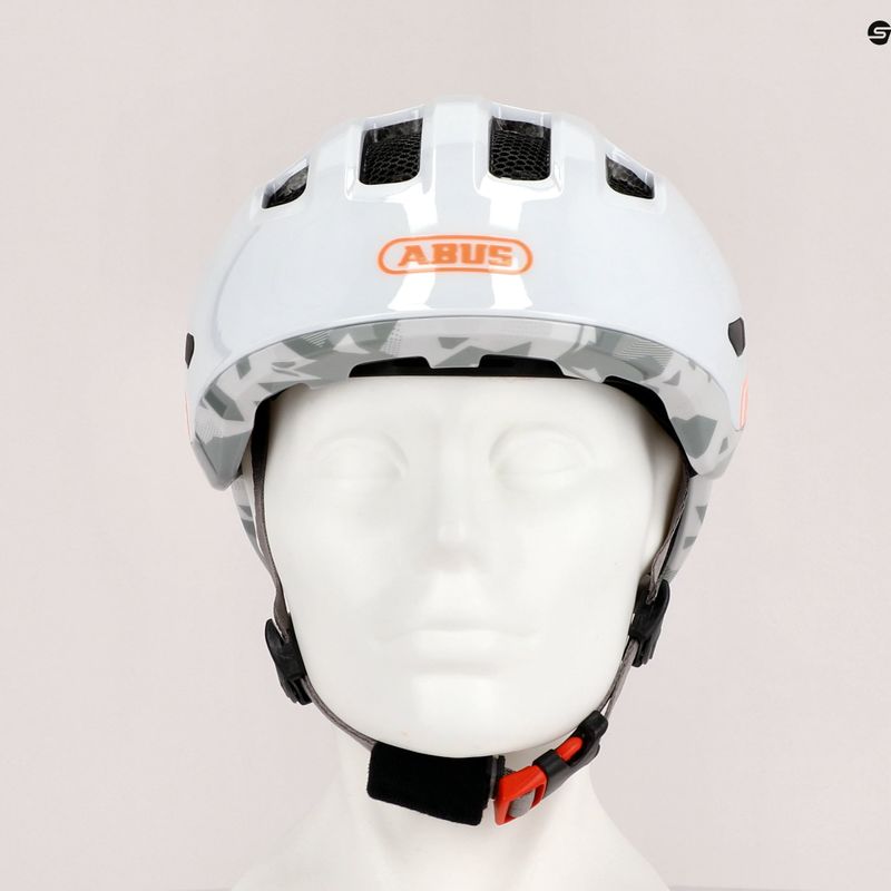 ABUS cască de bicicletă pentru copii Smiley 3.0 ACE LED alb 67715 9