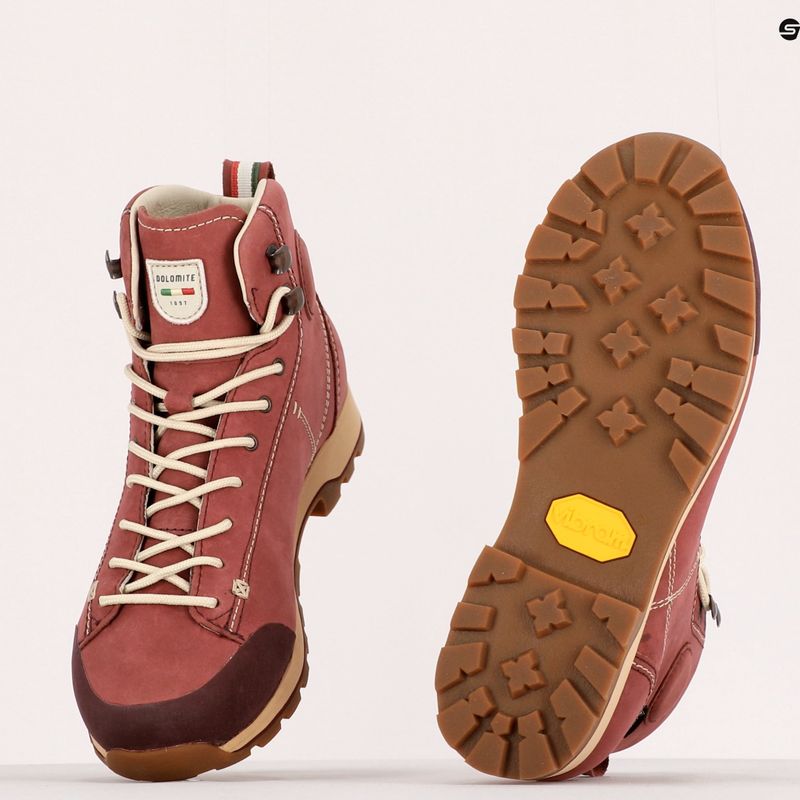 Încălțăminte de trekking pentru femei Dolomite 54 High Fg Gtx W’s, roșu, 268009 0637 10