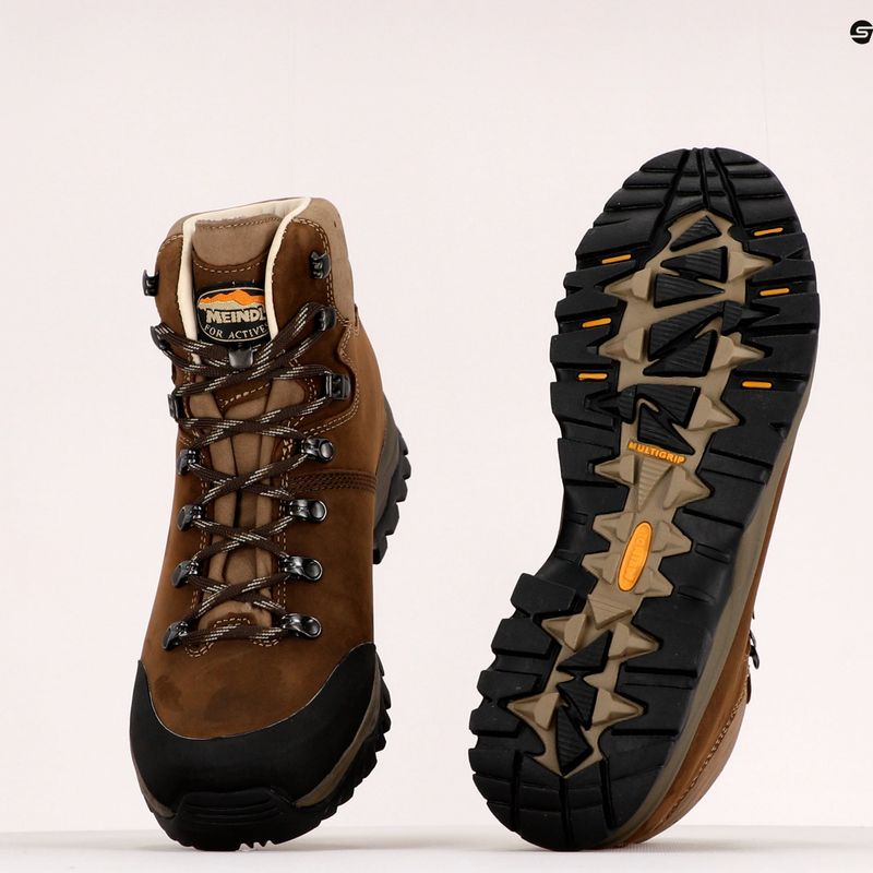 Cizme înalte de trekking pentru bărbați Meindl Jersey PRO maro închis 2834/46 9