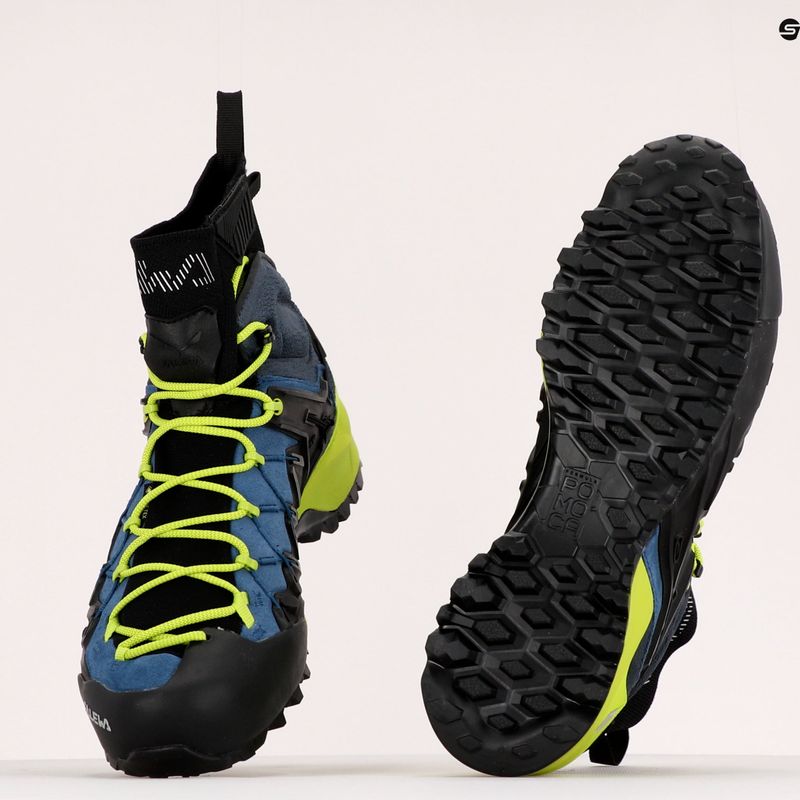 Pantof de abordare Salewa Wildfire Edge Mid GTX albastru pentru bărbați 00-0000061350 11