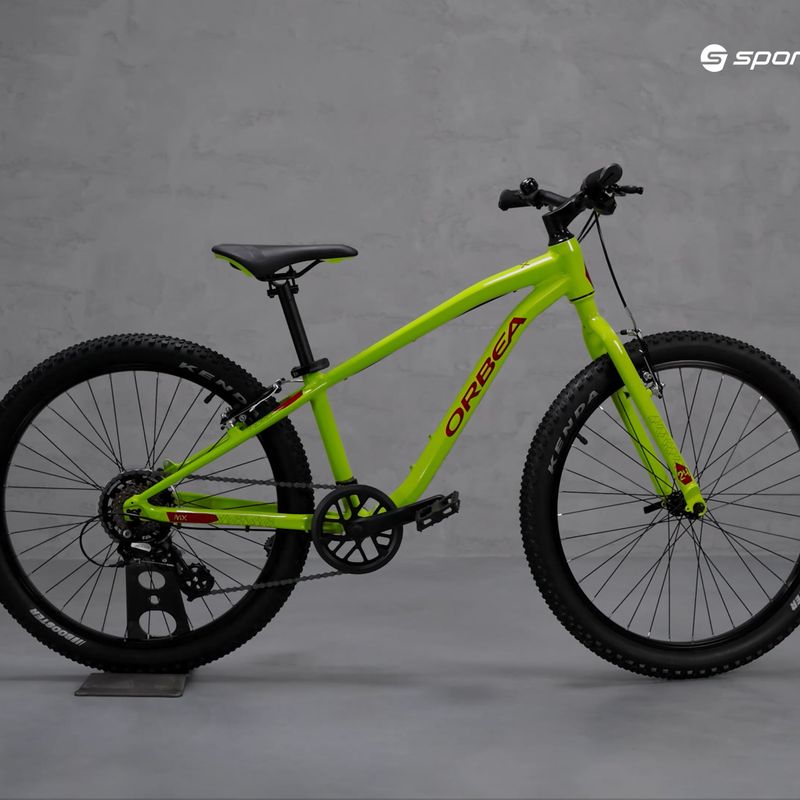 Bicicleta pentru copii Orbea MX 24 Dirt galben-roșu MX24 DIRT 14