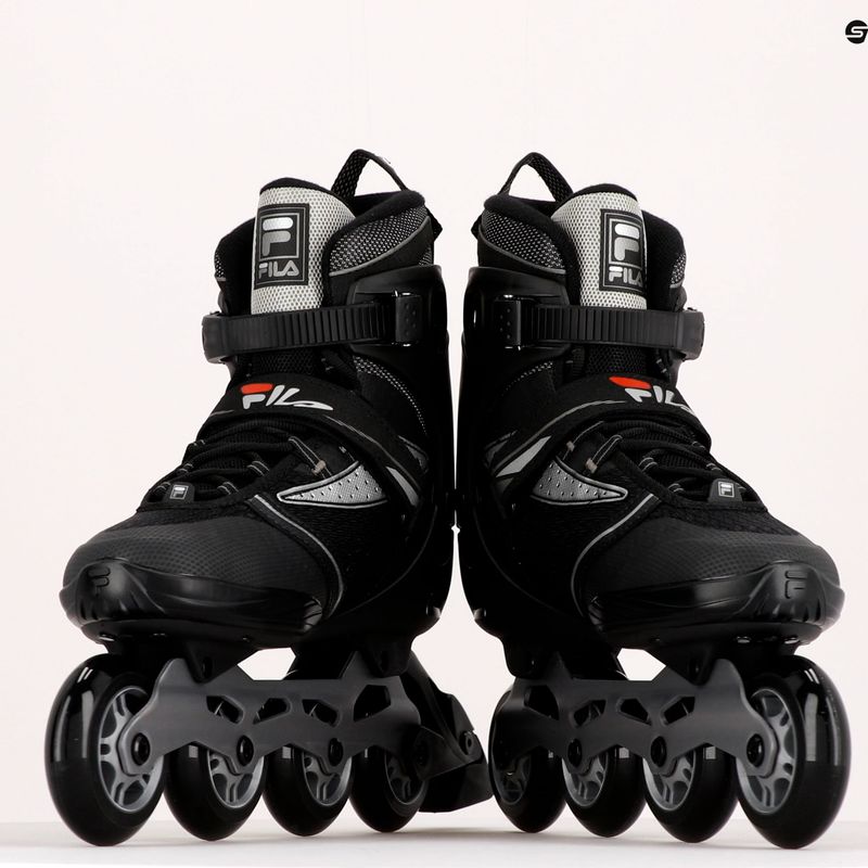 Patine cu rotile pentru bărbați FILA Legacy Pro 80 black/silver/red 9