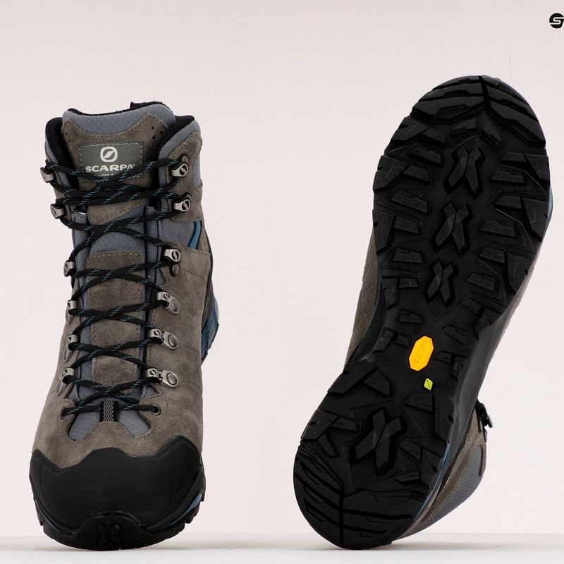 Cizme de trekking pentru bărbați SCARPA Zg Gtx Trm Salix gri 67075-200/1 10