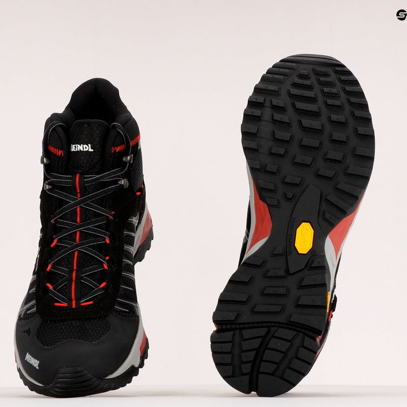 Cizme de trekking pentru bărbați Meindl Finale Mid negru/roșu GTX 4703/01/10 10