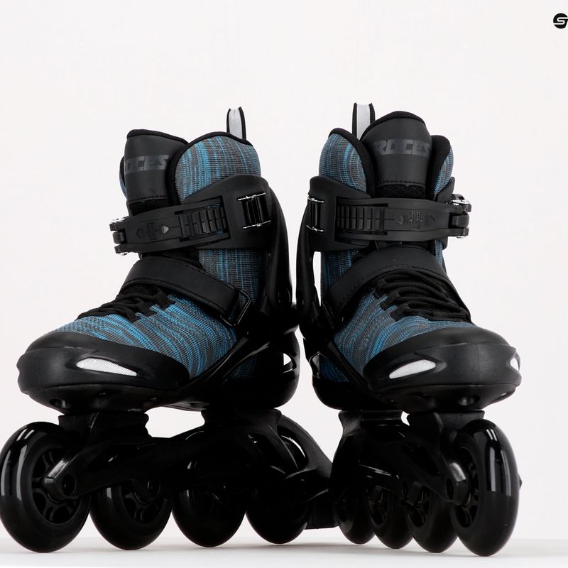Patine cu rotile pentru bărbați Roces Weft Thread TIF negru 400875 7