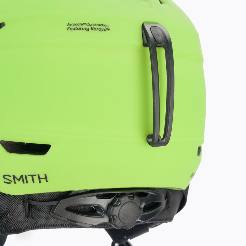Cască de schi Smith Mission, verde, E00696 6