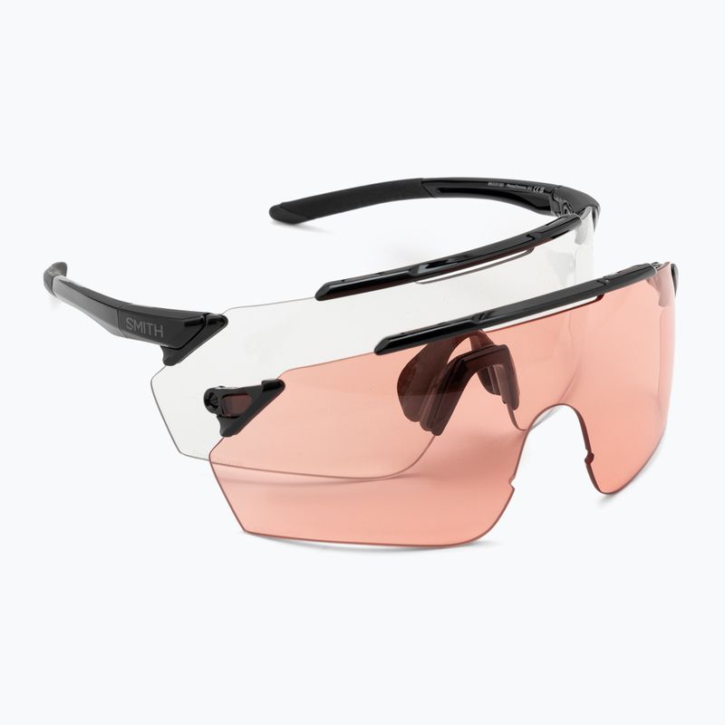 Ochelari de soare Smith Ruckus negru/fotocromic transparent spre gri