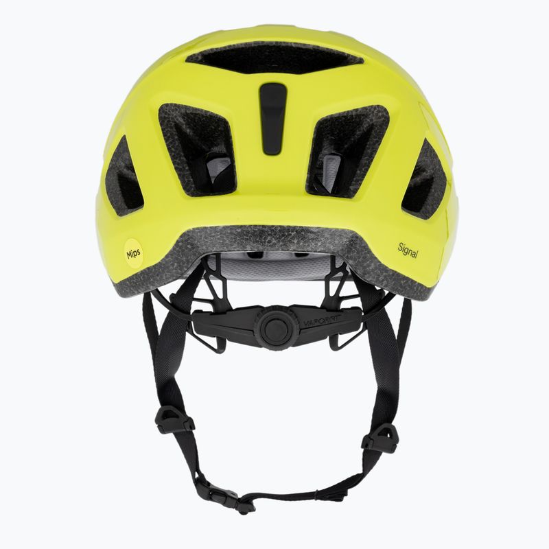 Cască de bicicletă Smith Signal MIPS galben neon 3