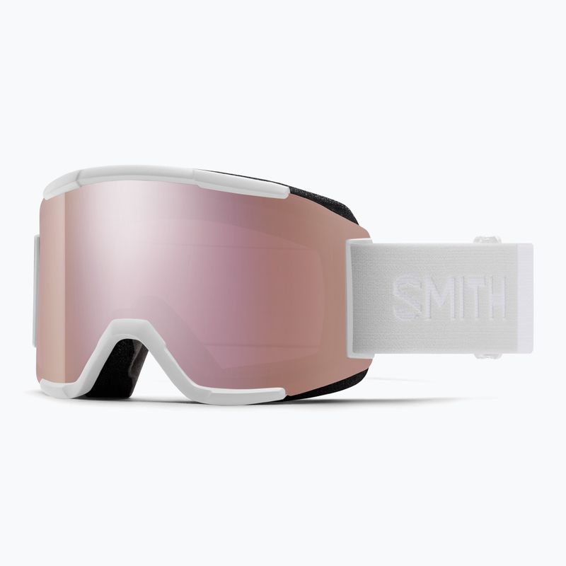 Ochelari de schi  Smith Squad white vapor/chromapop everyday rose gold mirror