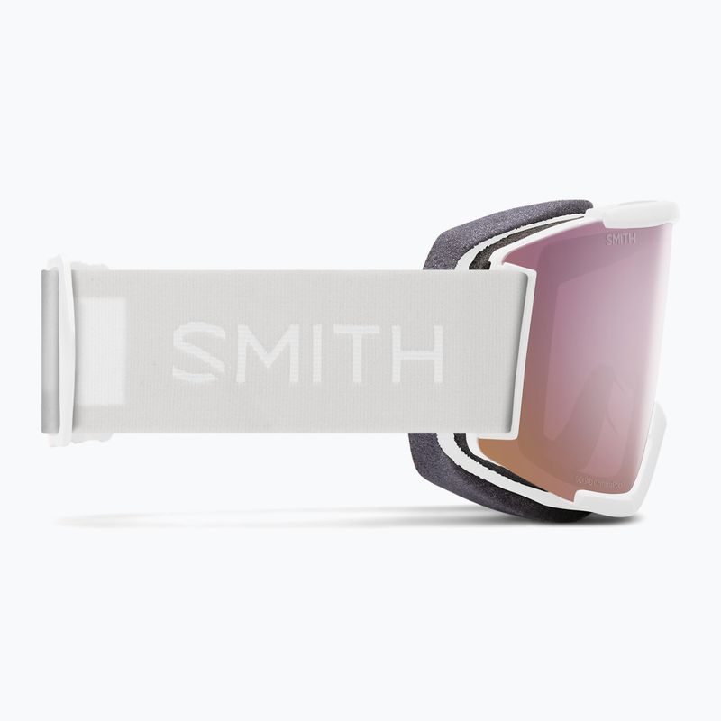 Ochelari de schi  Smith Squad white vapor/chromapop everyday rose gold mirror 4