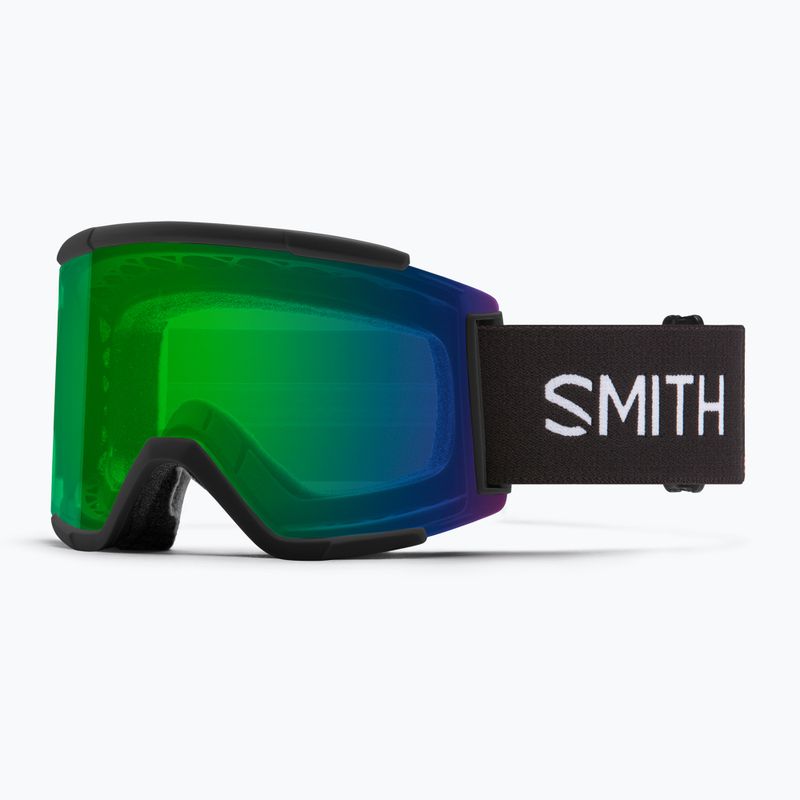 Ochleari de schi Smith Squad XL black/chrpeverydaygreenmirror/ chrpstormroseflash