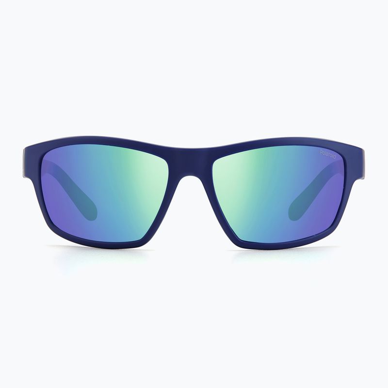 Ochelari de soare Polaroid PLD 7037/S matt blue/greygreen mirror polarized 3