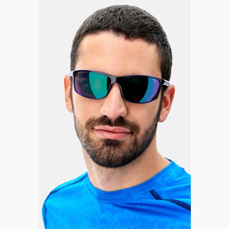 Ochelari de soare Polaroid PLD 7036/S blue/greygreen mirror polarized 7