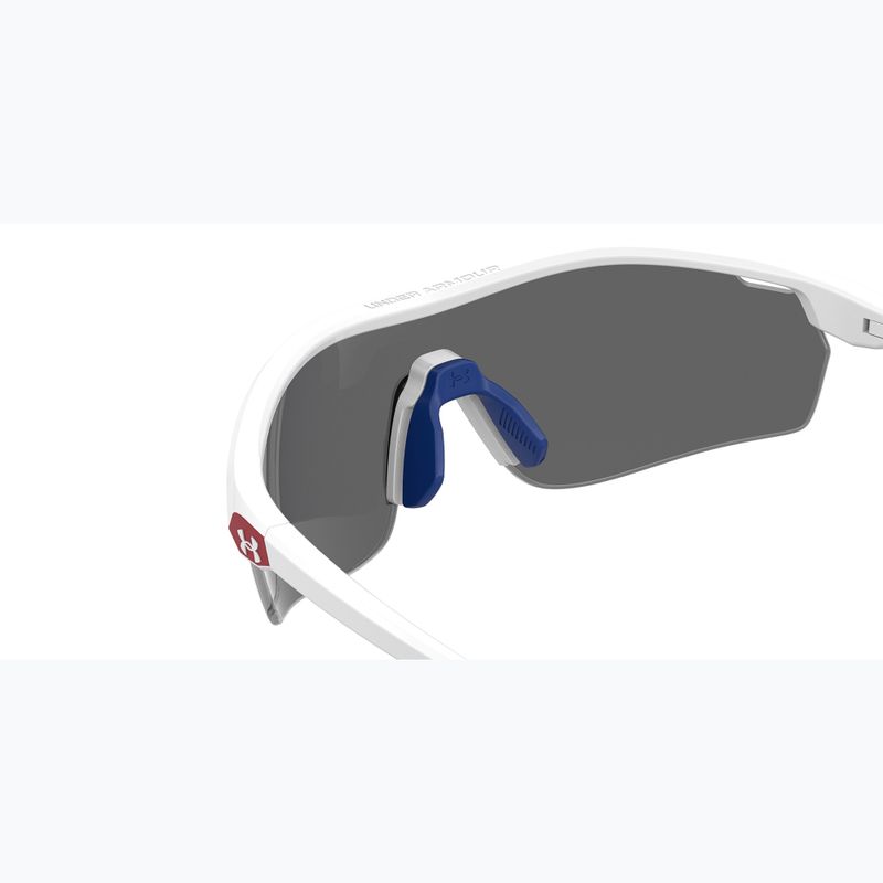 Ochelari de soare pentru copii Under Armour 7001/S S3 matte white/blue multilayer oleophobic 6