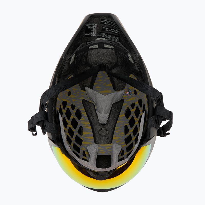 Cască de bicicletă Smith Jetstream TT matte black/chromapop red mirror/clear 5