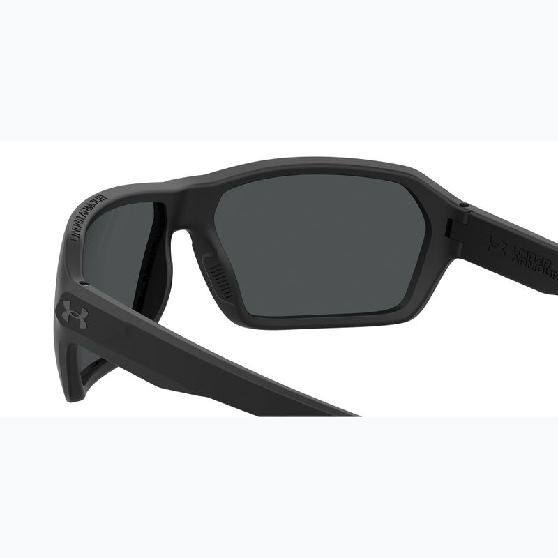 Ochelari de soare pentru bărbați Under Armour Recon matte black/grey oleophobic 6