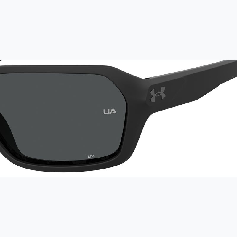 Ochelari de soare pentru bărbați Under Armour Recon matte black/grey oleophobic 7