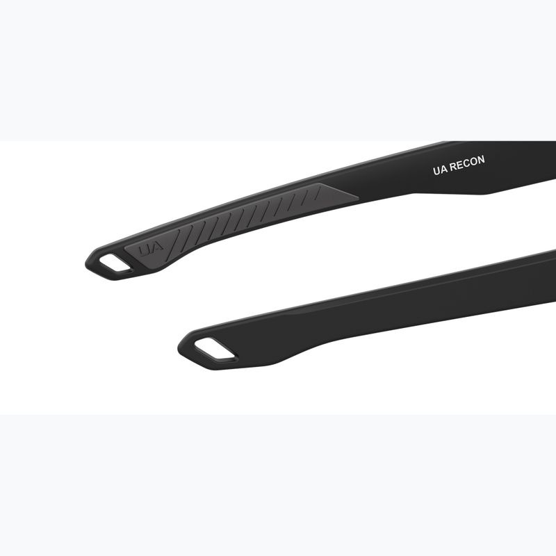Ochelari de soare pentru bărbați Under Armour Recon matte black/grey oleophobic 8
