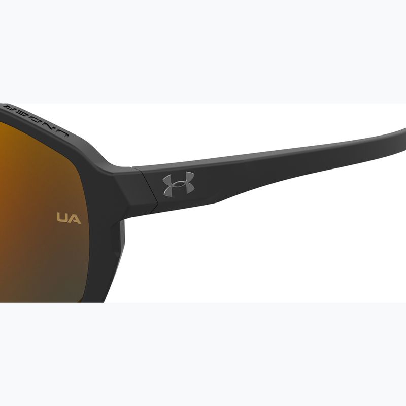 Ochelari de soare pentru bărbați Under Armour Gameday/G S3 matte black/orange multilayer oleophobic 7