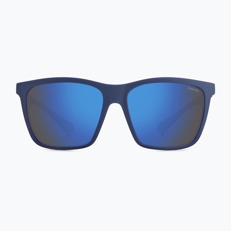 Ochelari de soare Polaroid PLD 2126/S blue grey/blue mirror polarized 3