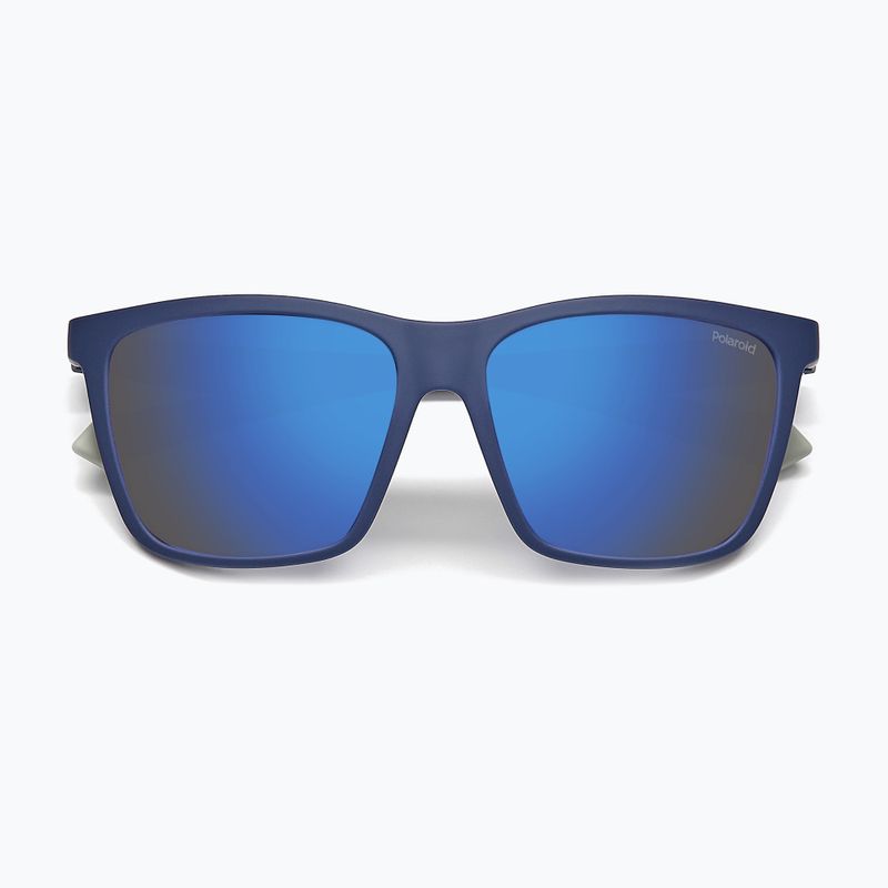 Ochelari de soare Polaroid PLD 2126/S blue grey/blue mirror polarized 4