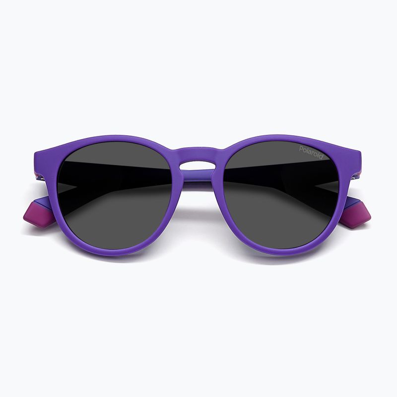 Ochelari de soare polarizați pentru copii Polaroid PLD 8048/S lilac violet/gri 4
