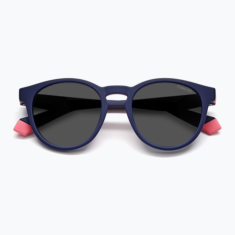 Ochelari de soare polarizați pentru copii Polaroid PLD 8048/S albastru roz/gri 4