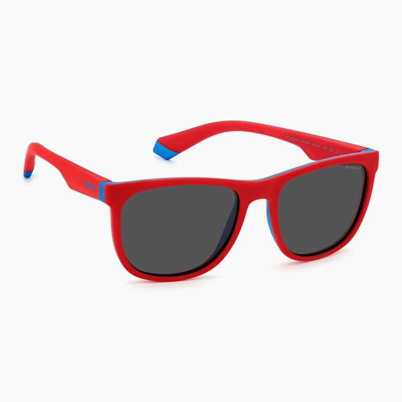 Ochelari de soare polarizați pentru copii Polaroid PLD 8049/S roșu albastru/gri