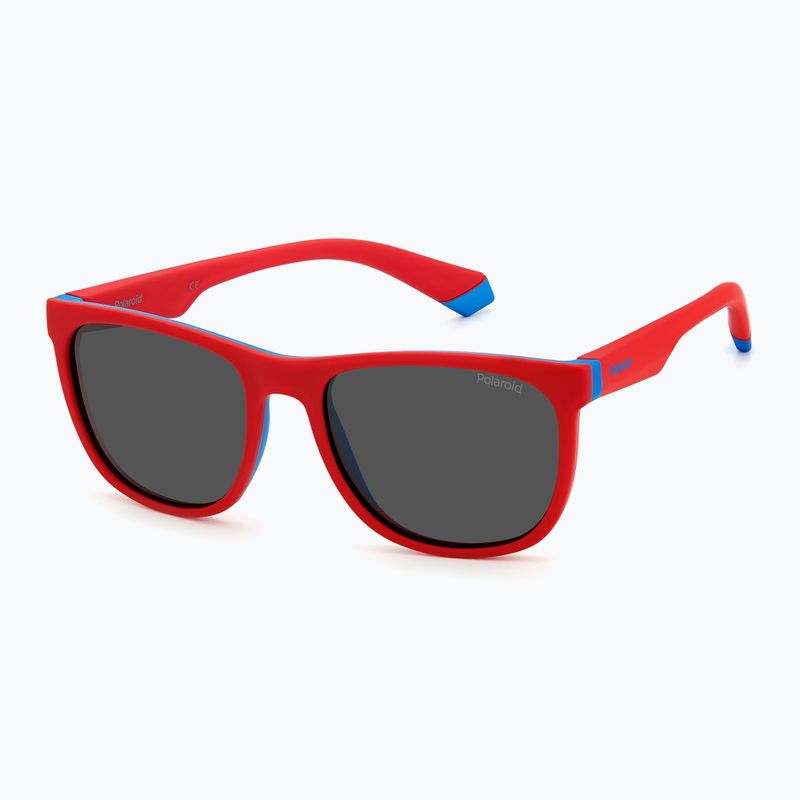 Ochelari de soare polarizați pentru copii Polaroid PLD 8049/S roșu albastru/gri 2