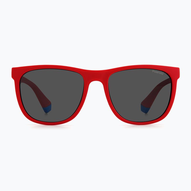 Ochelari de soare polarizați pentru copii Polaroid PLD 8049/S roșu albastru/gri 3