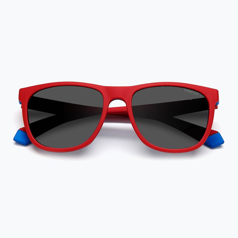 Ochelari de soare polarizați pentru copii Polaroid PLD 8049/S roșu albastru/gri 4