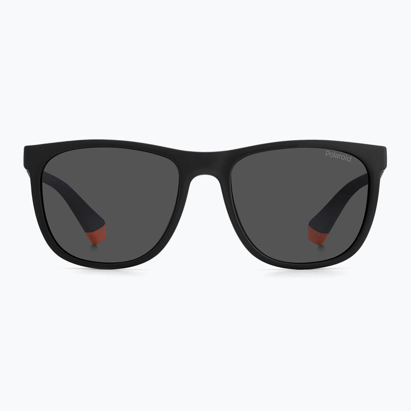 Ochelari de soare polarizați pentru copii Polaroid PLD 8049/S negru portocaliu/gri 3