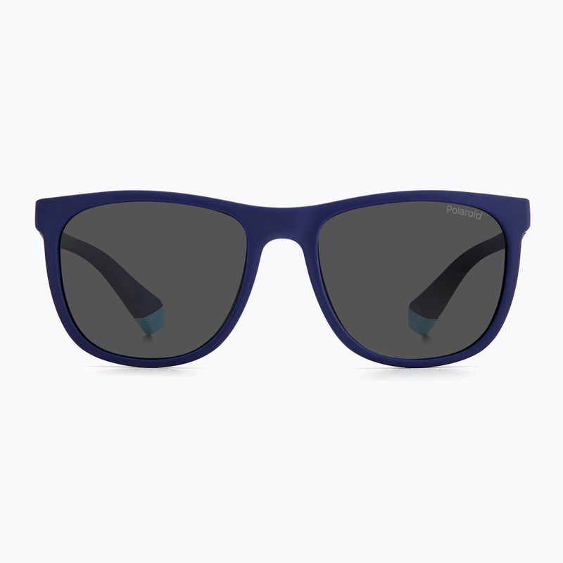 Ochelari de soare polarizați pentru copii Polaroid PLD 8049/S albastru azur/gri 3