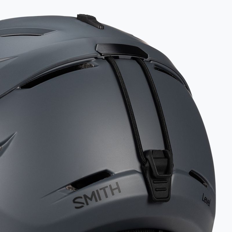Cască de schi Smith Level gri E00629 7