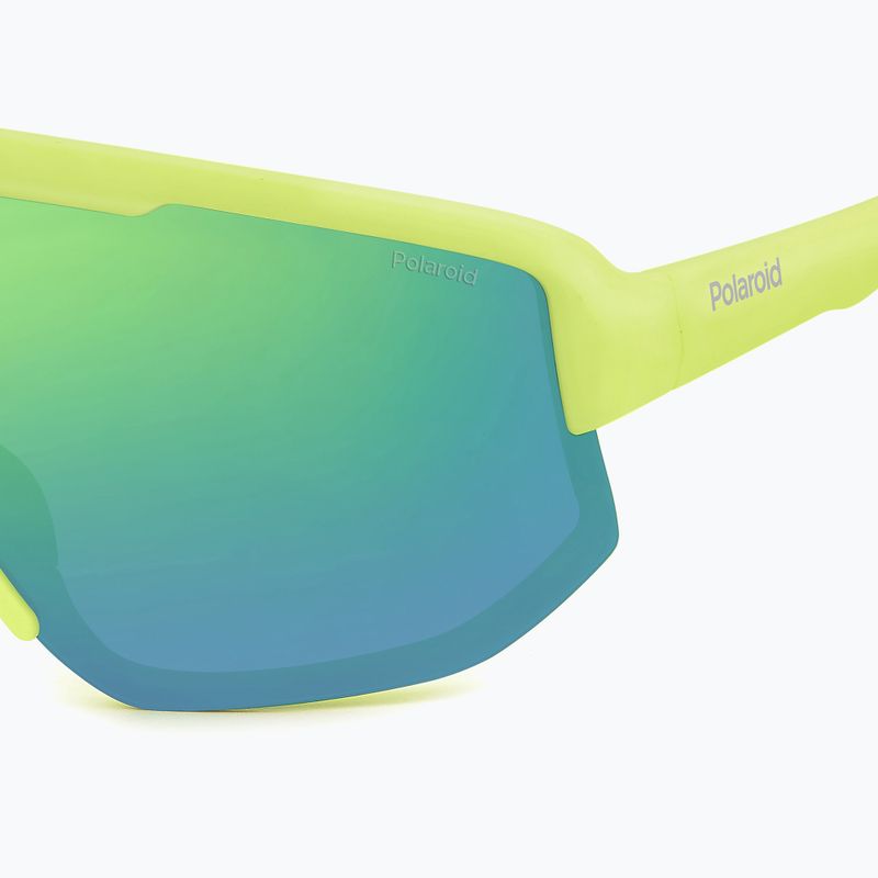 Ochelari de soare Polaroid PLD 7047/S matte lime/greygreen mirror polarized 4