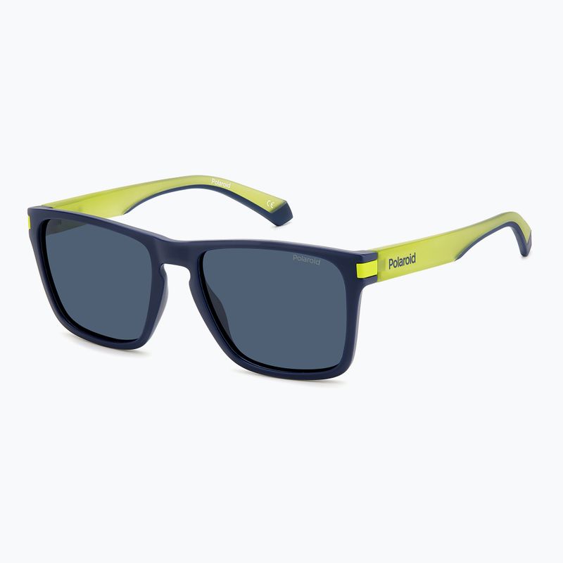 Ochelari de soare polarizați Polaroid PLD 2139/S albastru mat/albastru 2