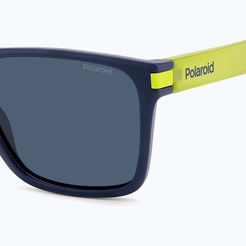 Ochelari de soare polarizați Polaroid PLD 2139/S albastru mat/albastru 5