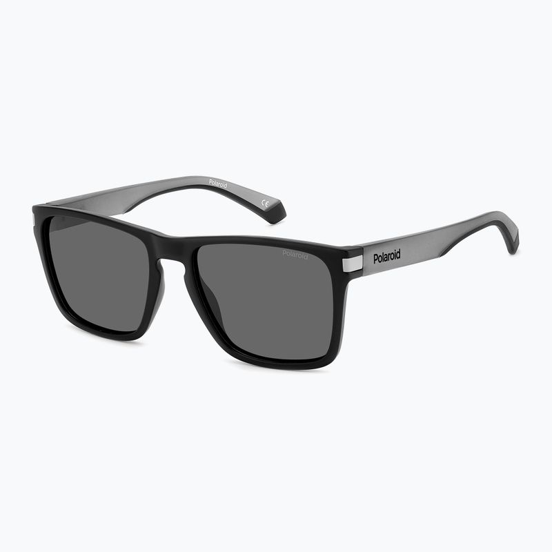 Ochelari de soare polarizați Polaroid PLD 2139/S negru mat gri/gri 2