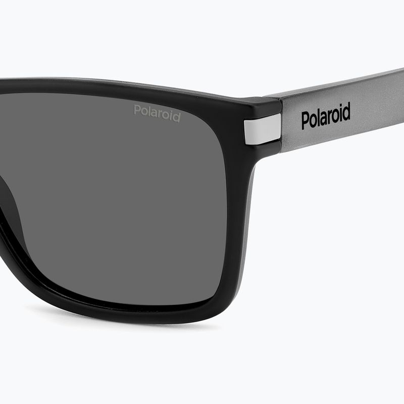 Ochelari de soare polarizați Polaroid PLD 2139/S negru mat gri/gri 5