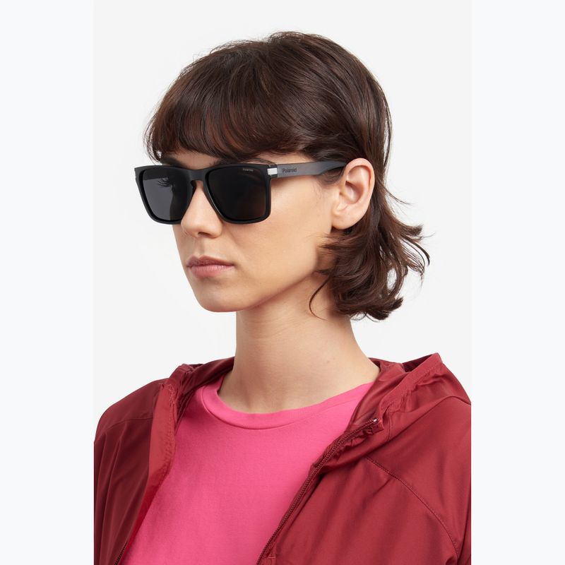 Ochelari de soare polarizați Polaroid PLD 2139/S negru mat gri/gri 7