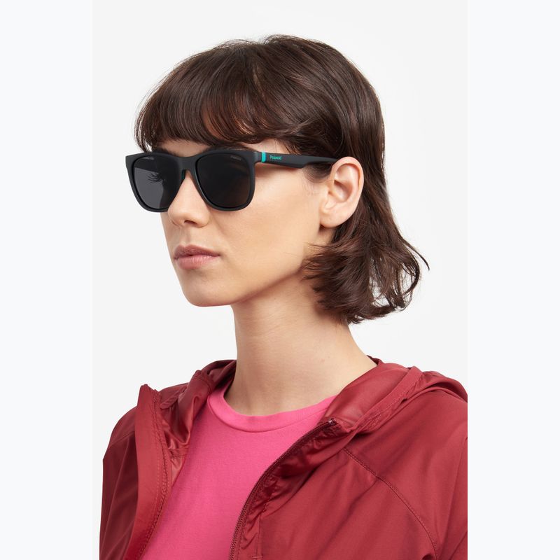 Ochelari de soare Polaroid PLD 2140/S matte black green/grey polarized 5