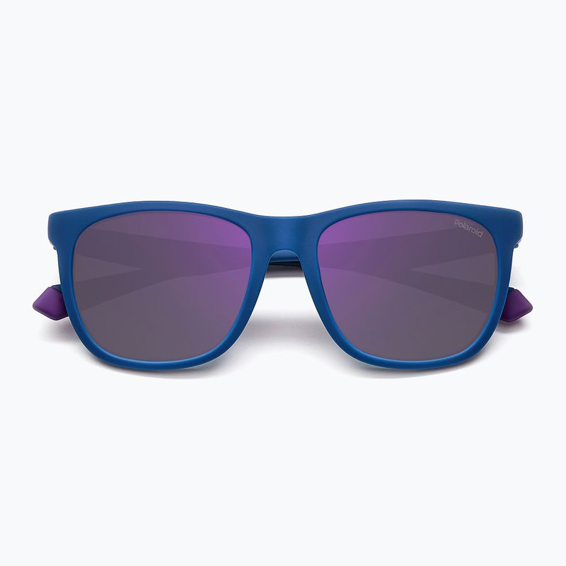 Ochelari de soare Polaroid PLD 2140/S matte blue violet/violet mirror polarized 3