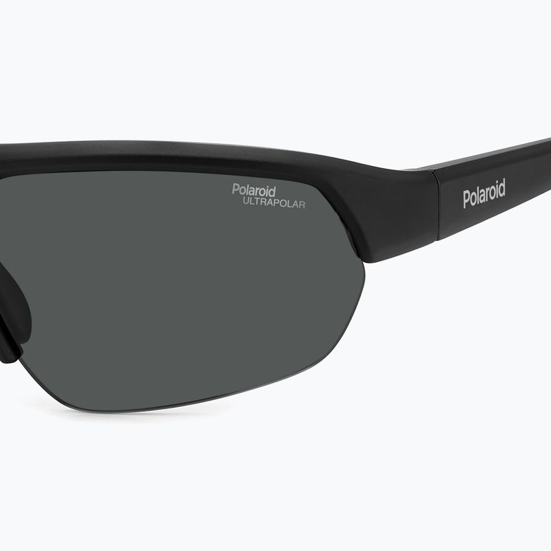 Ochelari de soare Polaroid PLD 7048/S negru mat/gri polarizați cu contrast ridicat 4
